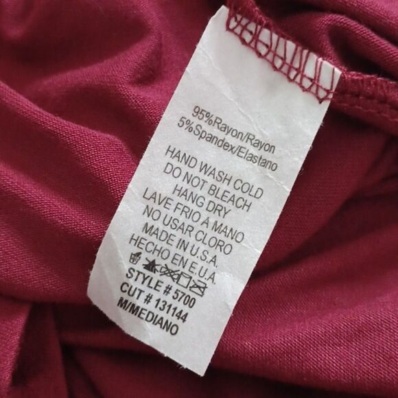 MARCELLE Elegant Red Maxi Skirt - Picture 8 of 10